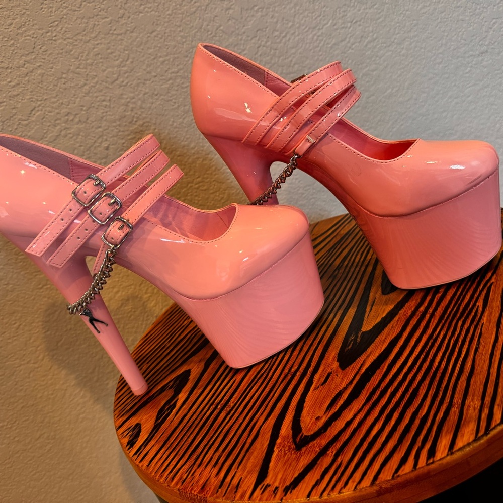 Hustler Hollywood Pink Platform Heels